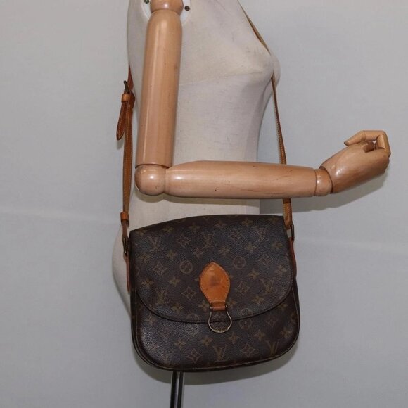 LOUIS VUITTON Monogram Saint Cloud GM Shoulder Bag M51242 LV Auth 144657 - Picture 14 of 16